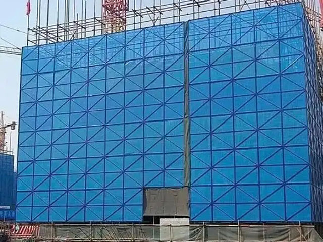 镀锌板爬架网片